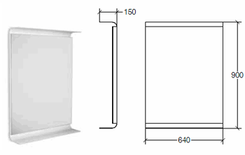 Lineabeta Curva Bathroom Mirrors