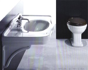 Simas Londra Traditional Bathroom Sinks