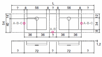 Antonio Lupi MYSlot Bathroom Sinks
