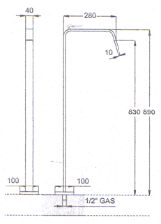 Antonio Lupi Bikappa Bathroom Shower Taps