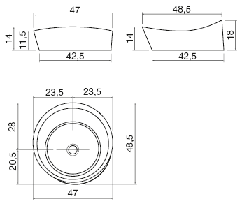 Antonio Lupi Dune Bathroom Basins