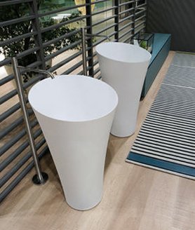 Antonio Lupi Tuba Freestanding Bathroom Sinks