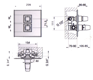 Gessi Mimi Showerheads