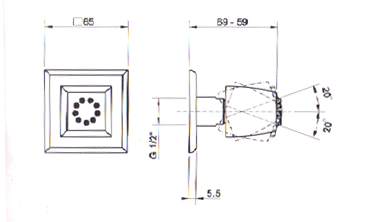 Gessi Mimi Showerheads