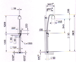 Gessi Mimi Bathroom Showers