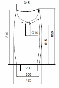Scarabeo Moai Bathroom Sinks