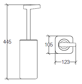 Lineabeta Baston Toilet Brush Holders