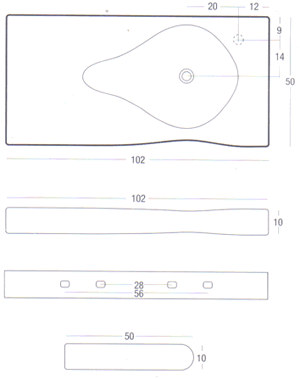 NIC Design Pillow Bathroom Sink