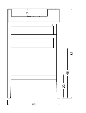 NIC Design Semplice Bathroom Vanity Sinks