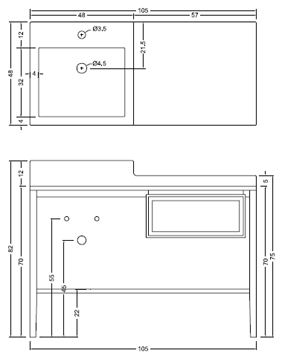 NIC Design Semplice Bathroom Vanity Sinks