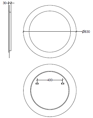 Lineabeta Speci Bathroom Mirrors