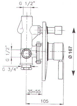 Fantini Nostromo 1622S Bathroom Showers
