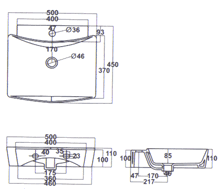 Althea Ceramica Oceano Bathroom Sinks