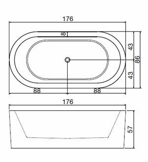 Antonio Lupi OIO Bathtubs
