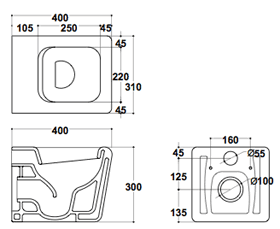 Althea Ceramica Outline Bathroom Toilets