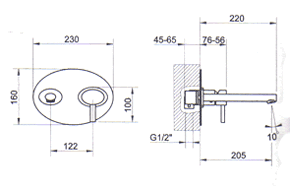 Gessi Ovale Bathroom Taps
