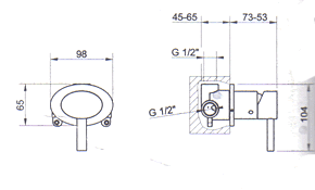 Gessi Ovale Bathroom Taps