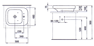 Laufen Palomba Bathroom Basins