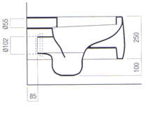 Agape Pear Bathroom Toilets