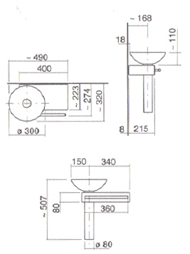 Alape Piccolo Small Basins