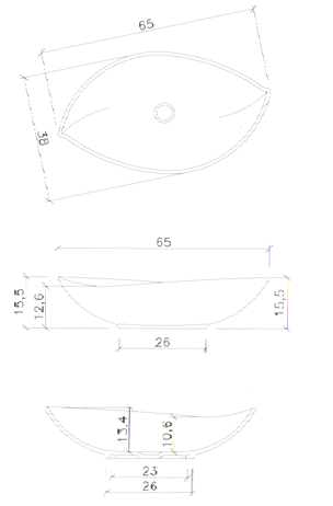 varm Piroga Countertop Basins