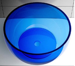 Regia Pouf Glass Basins