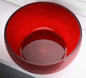 Regia Pouf Glass Basins