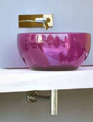 Regia Pouf Glass Basins