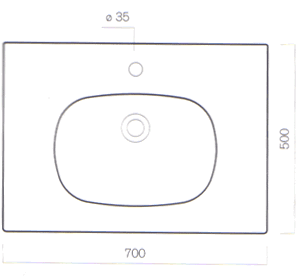 Pozzi Ginori 500 Bathroom Sinks