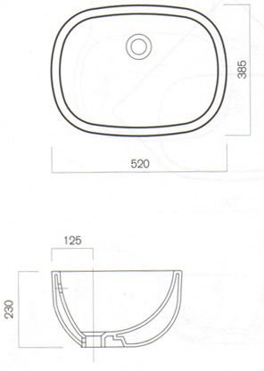 Pozzi Ginori 500 Bathroom Basins
