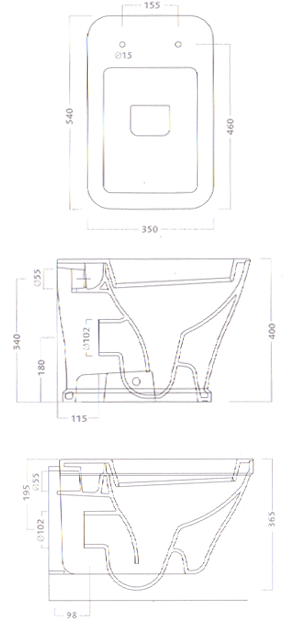 Pozzi Ginori Novecento Bathroom Toilets