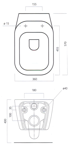 Pozzi Ginori Q3 Bathroom Toilets