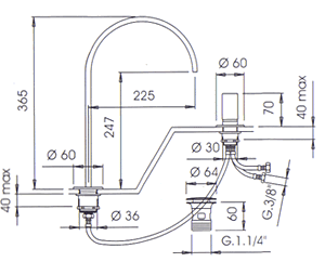 Bonomi Bathroom Taps