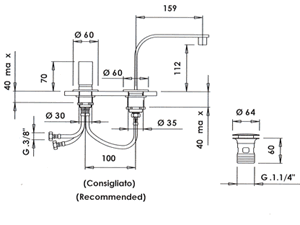 Bonomi Bathroom Taps