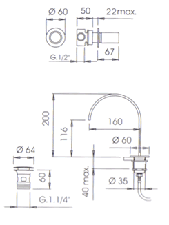 Bonomi Bathroom Taps
