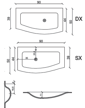 Regia Batik Bathroom Vanity Sinks