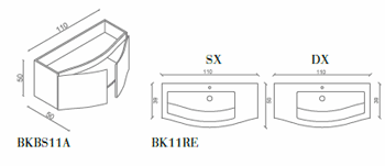 Regia Batik Bathroom Vanity Sinks