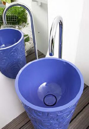 Regia Wallpaper Freestanding Bathroom Sinks