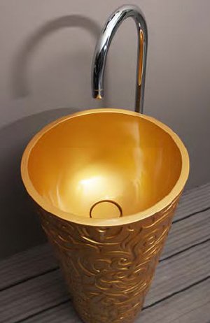 Regia Wallpaper Freestanding Bathroom Sinks