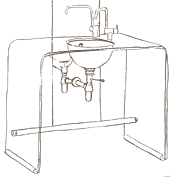 Rapsel Coup de Foudre Bathroom Sinks