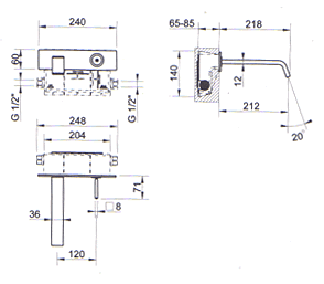 Gessi Rettangolo XL Bathroom Taps