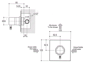 Ritmonio Diametrotrentacinque Bathroom Showers