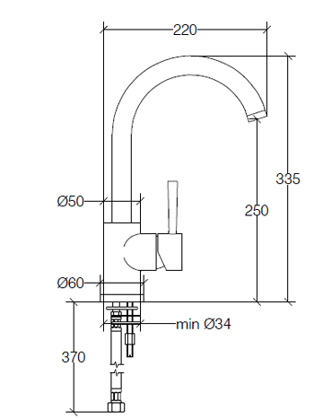 Lineabeta Linea Kitchen Taps