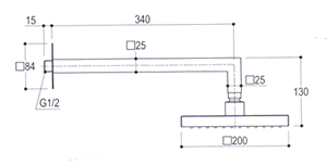 Ritmonio Waterblade Bathroom Shower Taps