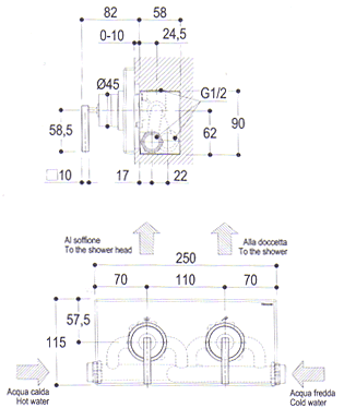 Ritmonio Waterblade Bathroom Shower Taps