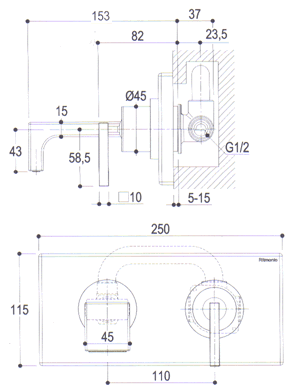 Ritmonio Waterblade_j Bathroom Taps