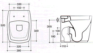 Galassia SA02 Bathroom Toilets