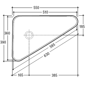 Vitruvit Scalene Countertop Basins
