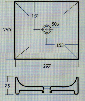 Scarabeo Tsunami Bathroom Basins