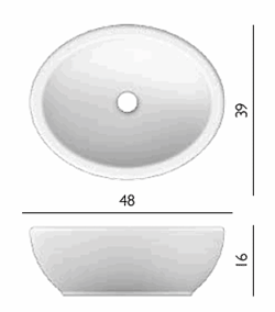Scarabeo Planet Bathroom Basins
